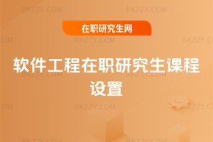 軟件工程在職研究生課程設(shè)置