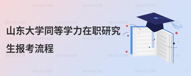 山東大學(xué)同等學(xué)力在職研究生報(bào)考流程