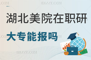 大專能報湖北美術學院在職研究生嗎？課程班免試入學嗎？